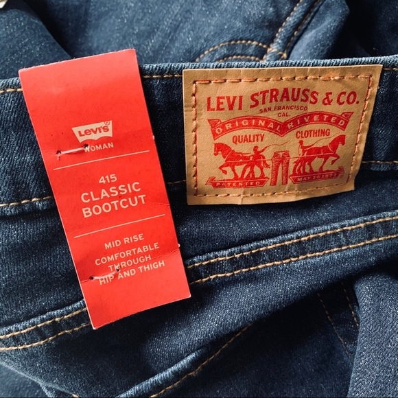 Levis 415 Classic Bootcut Jean NWT Size 24WS - Picture 2 of 4
